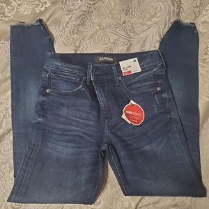 Express denim ankle legging